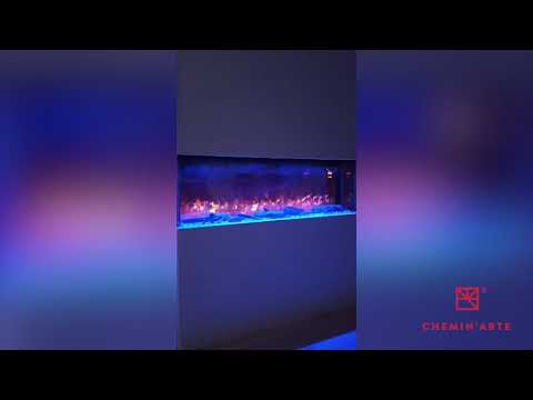 Cheminée Électrique Encastrable - Poêle Mural Encastrable avec W Logs 3D  Flames Ornementales - Prise D'Insertion Et Capteur Plus Sécurisé - Sortie  d'air Supérieure Noire 1500 W 74 18 60 Cm : : Bricolage