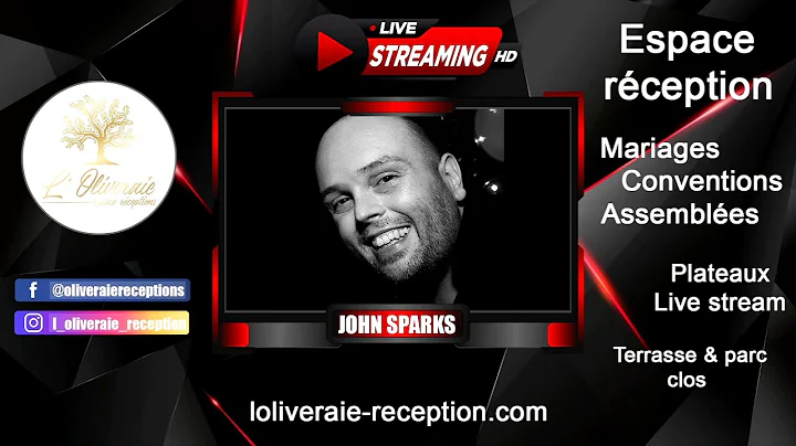 JOHN SPARKS LIVE @L' Oliveraie espace rceptions le...