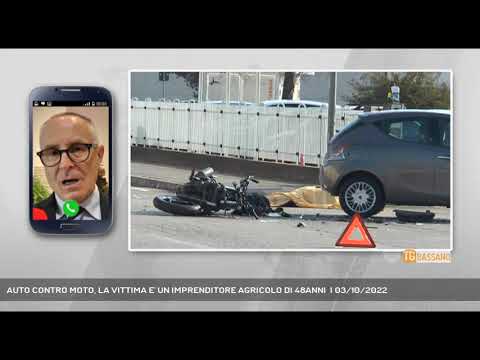 AUTO CONTRO MOTO, LA VITTIMA E' UN IMPRENDITORE AGRICOLO DI 48ANNI  | 03/10/2022