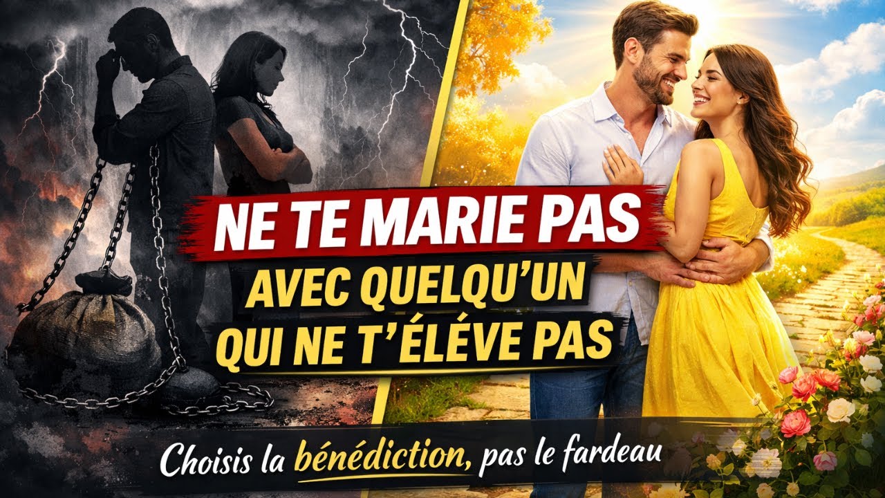 ON NE SE MARIE PAS AVEC UN FARDEAU : écoute bien cette vérité