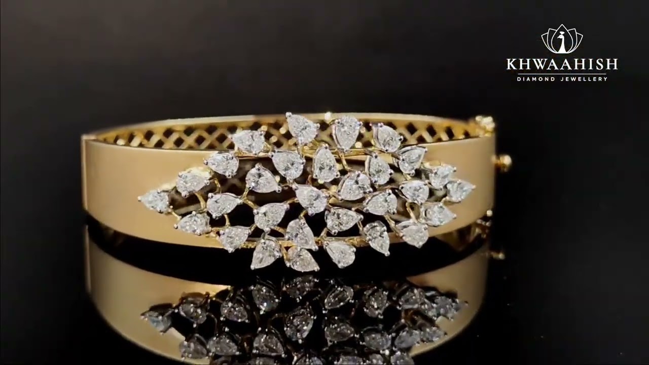 Buy Beautiful Diamond Look Simple Daily Wear Simple Gold Bracelet Designs  for Ladies