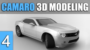 Chevrolet Camaro 2010 | Autodesk Maya Modeling | Part 4 | 3D Automotive | Luxion Keyshot Rendering
