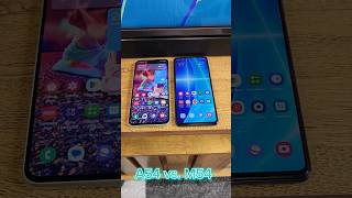 Galaxy A54 5G vs Galaxy M54 5G? Quais as vantagens de cada um?#a54 #m54 #shorts