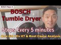 BOSCH Tumble Dryer Keeps Stopping - How to Fix