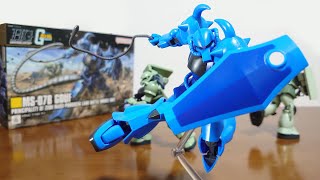 (REVIVE版グフ！広い可動範囲＆一新されたプロポーション！ヒートサーベルは2本付属！)HGUC 1/144 グフ　レビュー