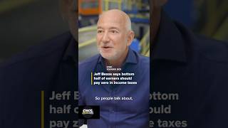 Jeff Bezos Says Bottom Half Should Pay Zero In Taxes #jeffbezos #financialnews