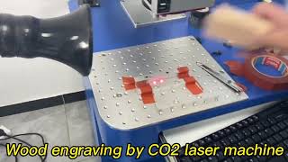Nanjing Speedy Laser-Wood engraving by 30W Davi CO2 laser machine/Wood marking machine