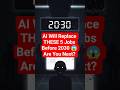 AI Will Replace THESE 5 Jobs Before 2030 😱 Are You Next? #shorts #viralshorts #2026