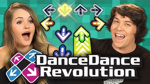 Adults Play Dance Dance Revolution (Adults React: Retro Gaming)