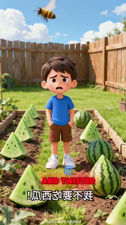 😲🍉Jack grew some weird shaped watermelons!