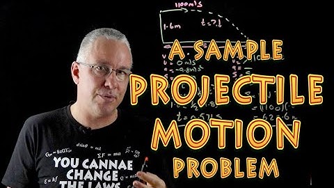sample projectile problem