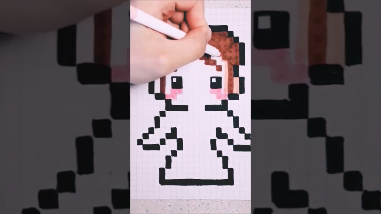 Hand Drawn Pixel Art - Drawing LUISA MADRIGAL! 