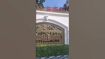 Cổng nhôm đúc tự động