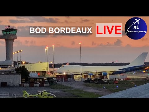 LIVE BOD BORDEAUX France Airport Planespotting Friday March 22th 2025