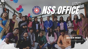 New NSS Office Inauguration Ceremony | IITG