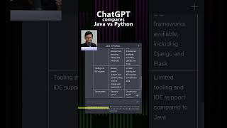 ChatGPT compares Java vs Python screenshot 5