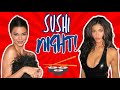 Kendall and kylie jenners night out at sushi park with brandon davis and ashley benson