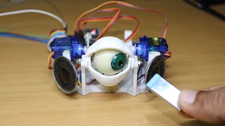 how to make robot eye moving using sound at your home