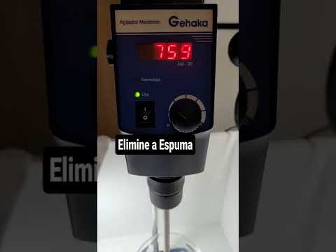 AGITADOR SEM ESPUMAS.