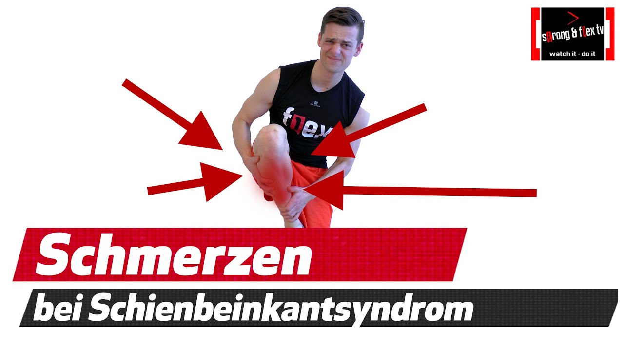 Schienbeinkantensyndrom - Faszientherapie mit der Blackroll