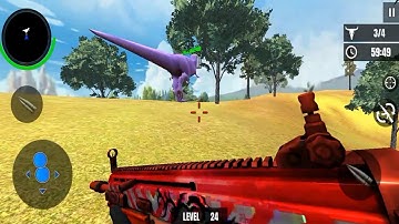 Dino Hunting Games - Wild Hunter 3D Android ios gameplay - Dinosaur Planet Gaming