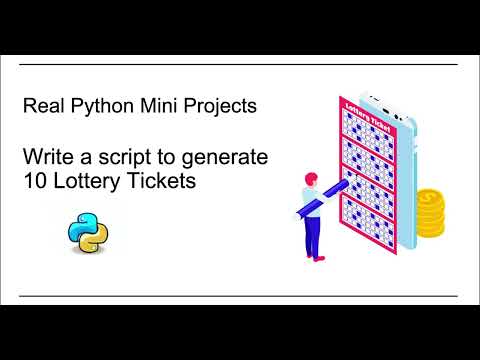Lottery Tickets Generator Mini Project