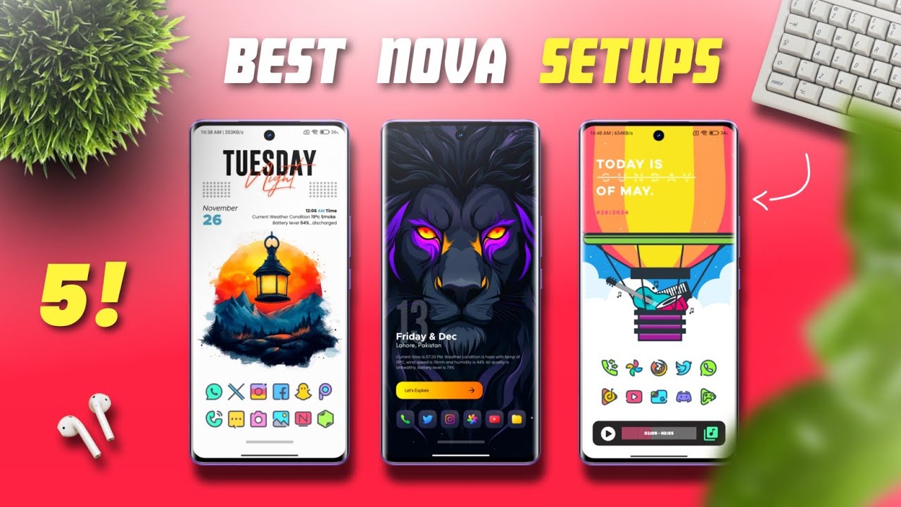 Top 5 Best New Nova Launcher Setups ! You Can't Miss This Customization ...