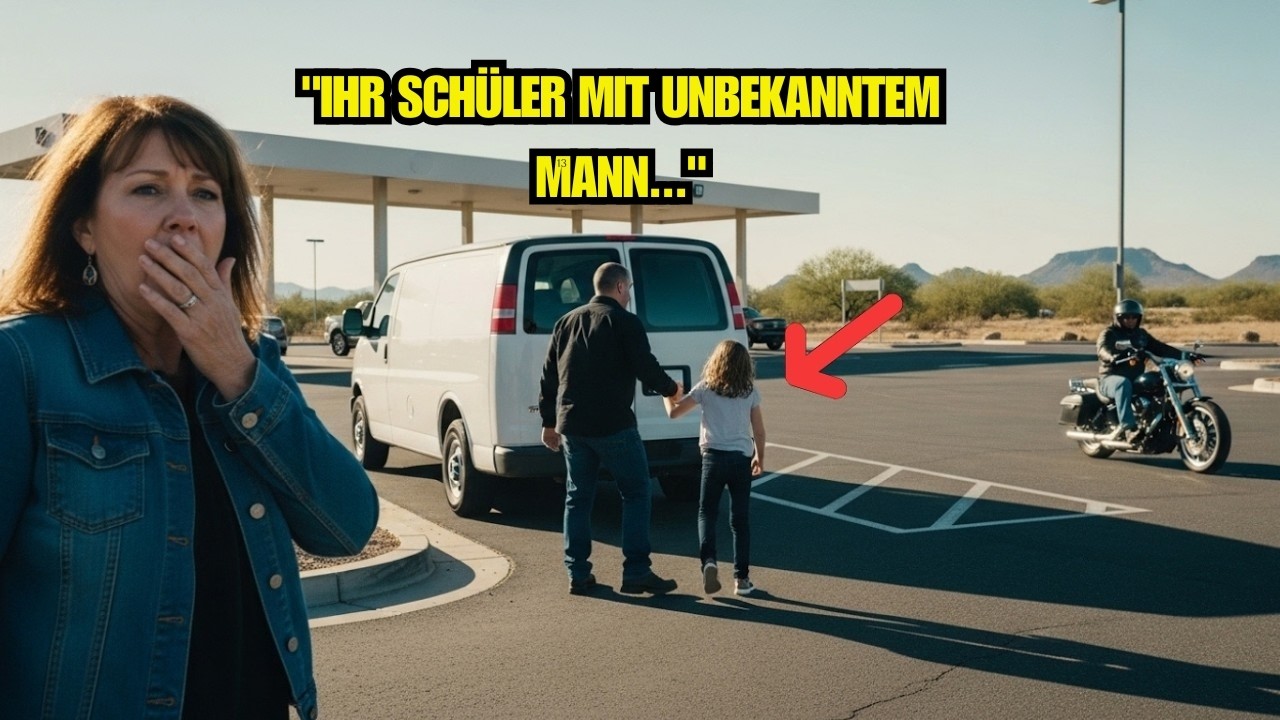 „Lehrerin erkennt Ex-Schüler an Raststätte – neben ihm ein fremder Mann.“