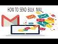 Bulk mail from Gmail | How to increase gmail sending limit | Warmup Gmail Account | Mass mailing