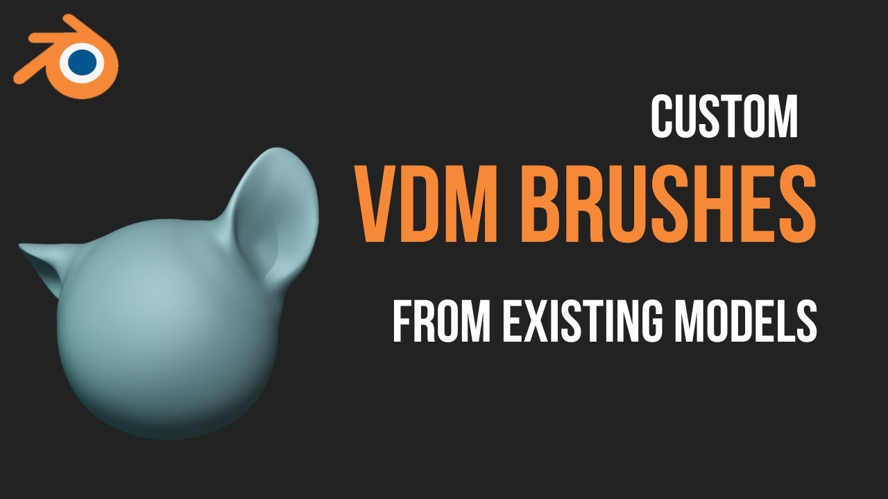 Custom VDM Brushes in Blender from Existing Models YouTube