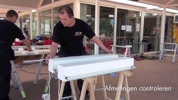 Rollac zipshade Evo150 Install 2