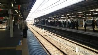 JR東日本E653系1000番台 臨時特急｢ほくほく十日町雪祭り号｣ 大宮到着