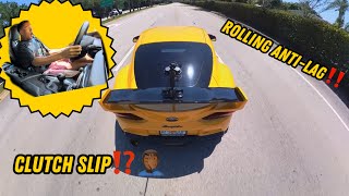 Manual Supra Testing Rolling Anti-Lag! CLUCTH SLIP?!!