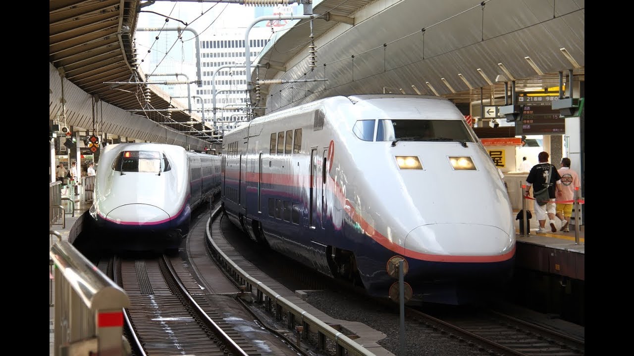 【退役済】 E1系新幹線発着集 【VVVF】 - Shinkansen E1 Series Good Sound Collection