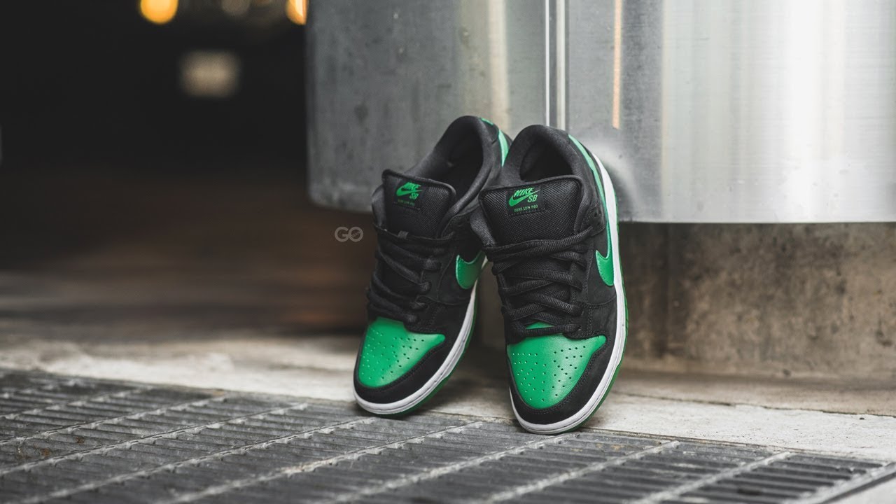 nike sb dunk low pro pine green