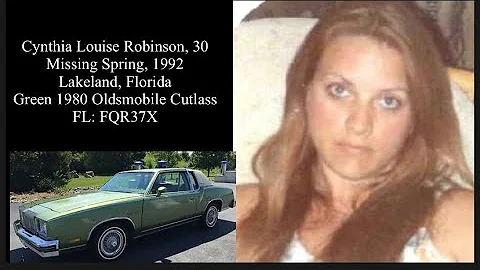 1992 Cold Case: Cynthia Louise Robinson FL Tag: FQ...