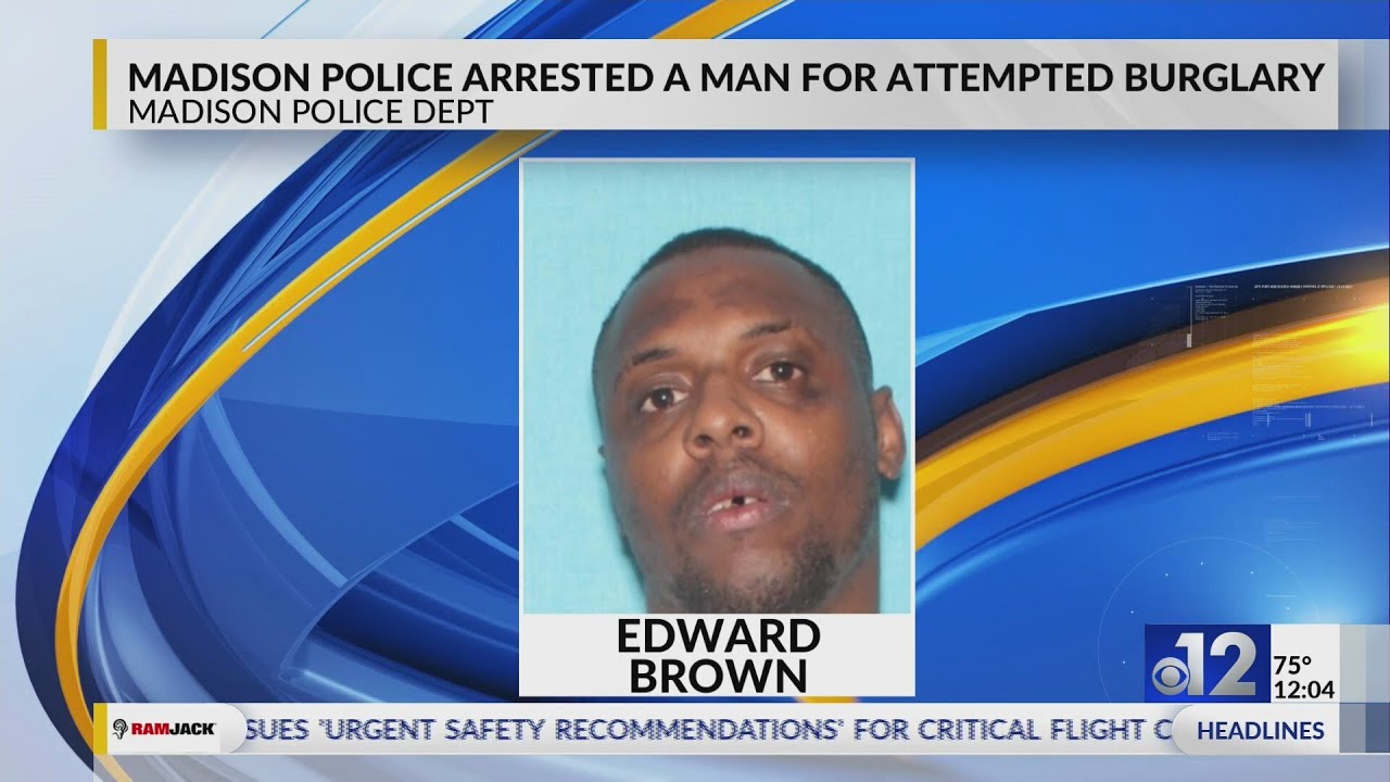 Madison police arrest man for trying to break into homes - YouTube