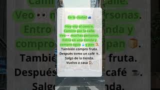 Learn Spanish with stories A1: En la ciudad 🏙 (Slow and Easy) #españa