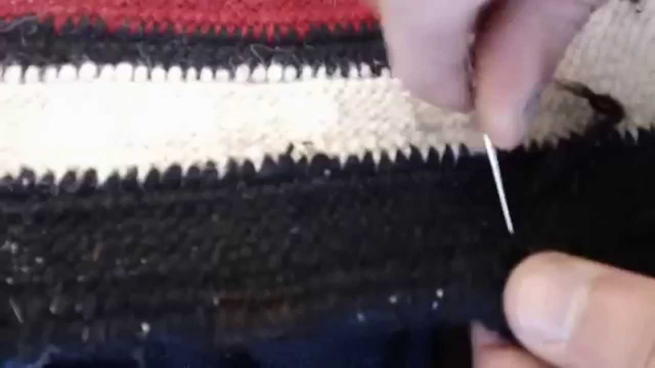 Navajo rug repair YouTube