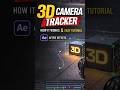 வீடியோவுக்குள்ள Text-ஆ? 😱 3D Text Tracking Tutorial! ✨ #shorts #aftereffectstamil