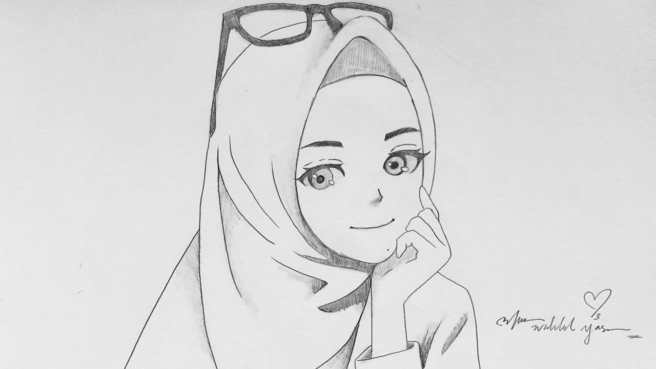 Pemula Wajib Merapat Cara Menggambar Anime Berhijab Untuk Pemula Youtube