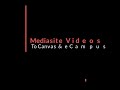 MyMediasite videos to LMS