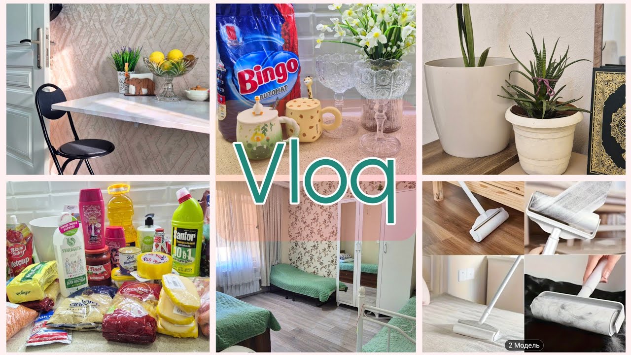 VLOQ/TƏMİZLİK/ EV İŞLƏRİ🌷ALIŞ-VERİŞ🛒TEMU BAĞLAMA