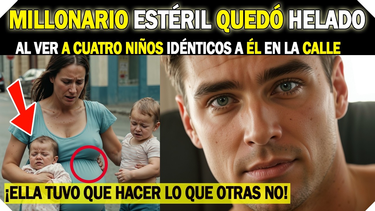 ❤️ EL MULTIMILLONARIO SE IMPACTÓ AL VER A CUATRO NIÑOS IDÉNTICOS A ÉL EN LA CALLE