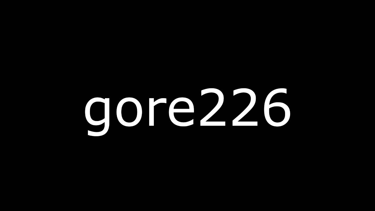 gore226 - YouTube