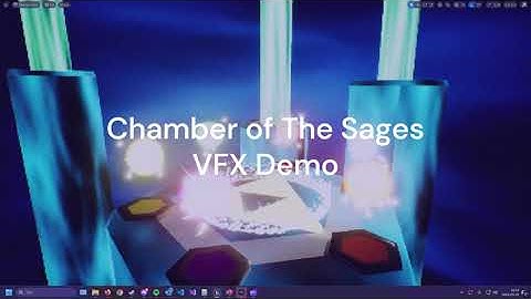 Unreal Engine 5 VFX Demo - Ocarina of Time, Chamber of Sages