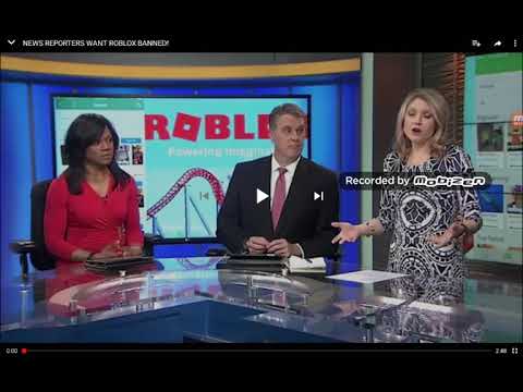 News Reporter Thinks Roblox Should Be Banded 1like Save Roblox Youtube - roblox news reporters