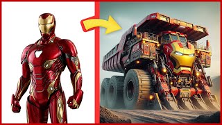 AVENGERS but MINING TRUCK VENGERS 🔥 All Characters (Marvel & DC) 2024