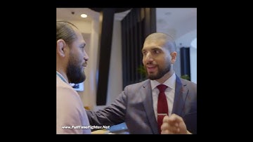 Ariel Helwani & Jorge Masvidal Reunion