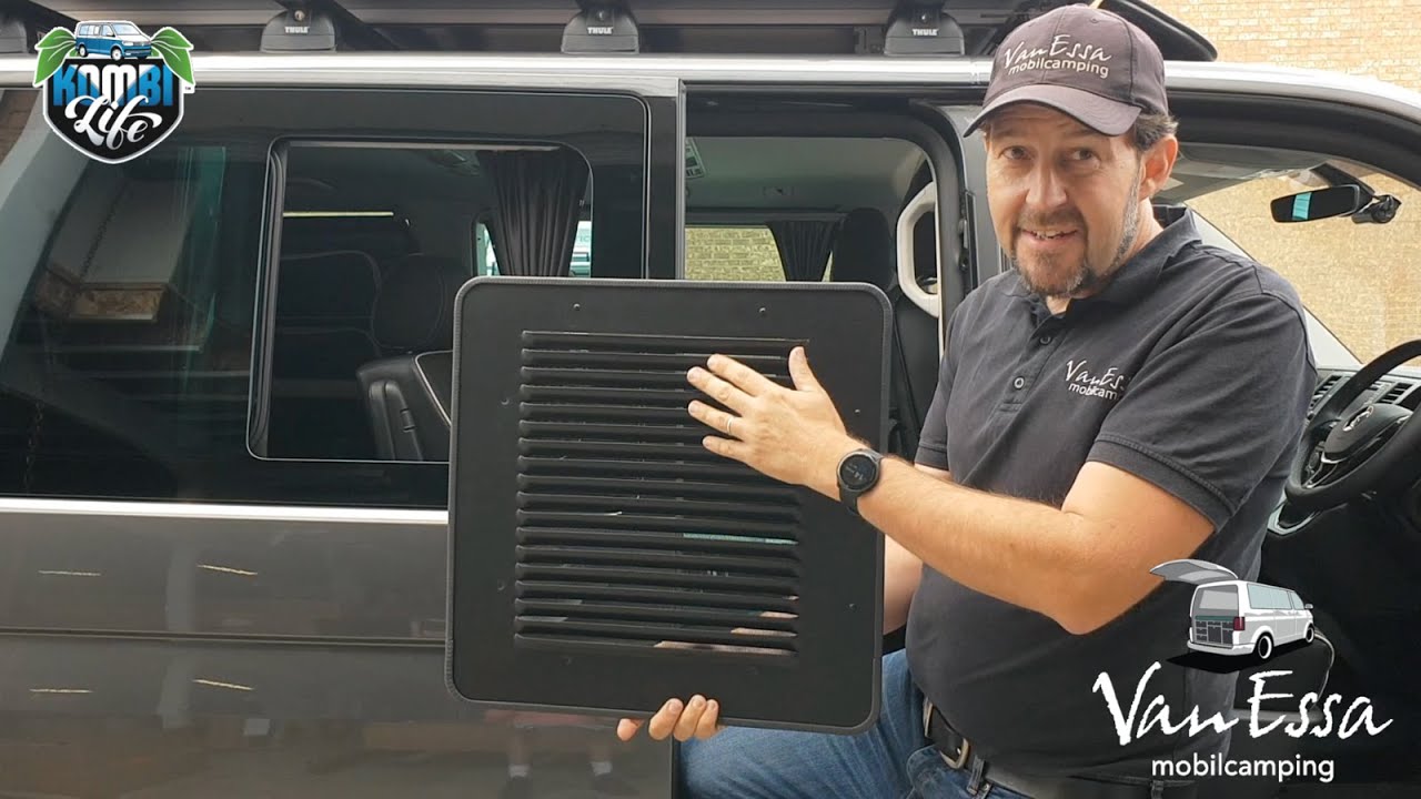 HOW TO USE WINDOW AIR VENTS VENTILATION GRILLE FOR CAMPERVAN & MOTORHOME?